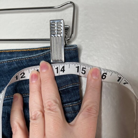 Old Navy Womens Blue Denim y2k Above Knee Short Jean Skirt Size 2 - Picture 5 of 9